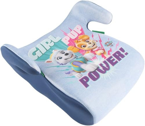 Tataway seggiolino alzatina auto bimbi Paw Patrol Girl i-Size ECE R129, Rialzo bimbi 126-150 cm, 22-36 kg, 6-12 anni, gruppo 3, leggero e facile da trasportare - sfoderabile e lavabile
