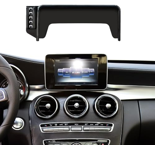 LSXEL Mobile Phone Holder Compatible with Mercedes Benz glc X253 Coupe Class c w205 C205 2015 2016 2017 2018 (For C W205 2015-2018/GLC X253 2016-2019)