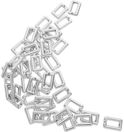 Hohopeti 50stücke Kettenverbinder Mit Schnellverschluss Kettenverbindungsglied Abs-material Schnappdesign Vielseitige Anwendung Für Taschen Und Kleidung