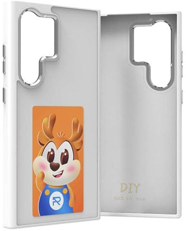 Black Projection Screen Mobile Phone Case Suitable for Samsung S23/S24Ultra Ink Colored S K7Y1 Change As Patterns Screen You