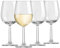 Murago - 4er Set Weißweingläser Timeless mit ca. 350 ml Füllmenge - Weingläser Glas transparent Spülmaschinenfeste Elegante Zeitlose Gläser für Weißwein Glas Weißweinglas Weinglas