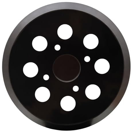 125mm Sander Backing Pad,Hook And Loop Sanding Backing Pad For Bosch Pex 220 A Gex 125-1 Ae Pex 220 Ae Skil 7402/7490 8-Hole Replacement Sanding Pad,Cushion Bosch Accessories For Random Orbital Sander