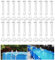 IHLOOTD Perno Piscina 20 Pezzi Joint Pins per Intex Piscine 6 cm Perni de Connexion Ricambio di Piscina a Telaio Perni Joint Pins Accessori per Piscine