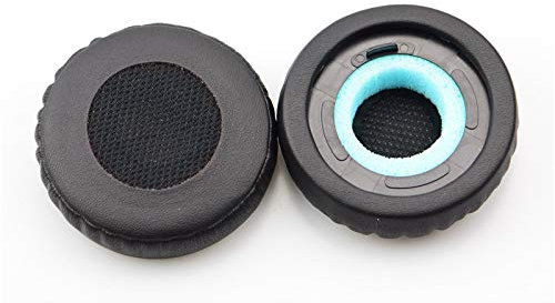 Cuscinetti auricolari compatibili con cuffie cablate Philips Fidelio M1, in pelle proteica, cuscinetti di ricambio con clip, neri con clip