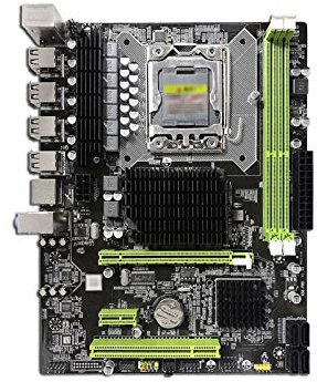 XYYZXKL schede Madri Gaming ATX Scheda Madre X58 PC Computer Desktop Scheda Madre LGA1366 Interfaccia CPU DDR3 MSATA V1.6 Carbinetto per la Scheda Madre X5660 5670CPU