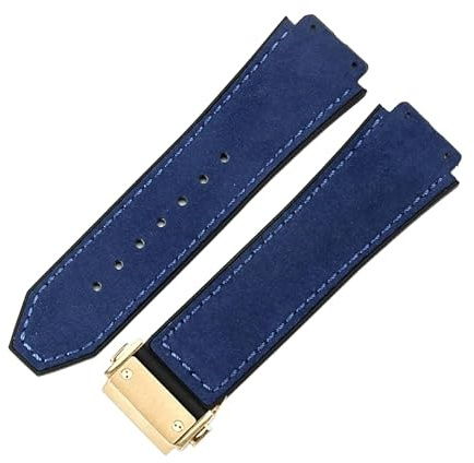ROUHO 26 x 19mm Ersatz Leder Uhrenarmband Herren Damen Leder Uhrband für HUBLOT Big Bang