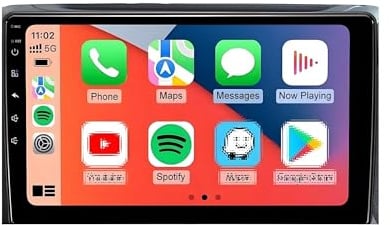 kabelloses Carplay 10,2-Zoll-Autoradio-Upgrade-Ersatz für Jeep Wrangler JK, Compass, Grand Cherokee und Dodge