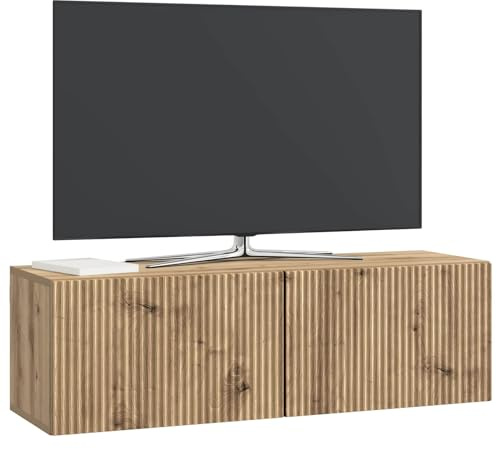 vidaXL Wandmontierter TV-Schrank 98 x 31 x 30 cm Artisan-Eiche