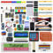 Freenove Ultimate Starter Kit for Raspberry Pi 5 4 B 3 B+ 400 Zero 2 W, 962-Page Detailed Tutorial, Python C Java Scratch Processing Code, 223 Items, 128 Projects (Raspberry Pi NOT Included)