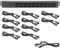 Adam Hall 19 Parts 87471 IEC - Multiprise 19 10 prises, prises femelles avec terre CEI C13