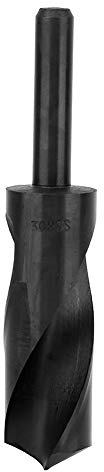 Broca torcida 1/2, brocas de fresado de acero de alta velocidad de vástago recto para taladrar metal de maderafalso(30mm)