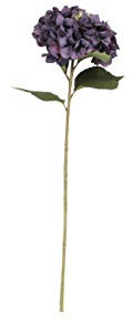 Gisela Graham Antique Giant Hydrangea Flower Stem, Purple