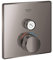 Grohe Grohtherm SmartControl Series Recessed Thermostat with 1 Key, 15.8 x 4.3 x 15.8 cm, Graphite Gloss (Reference: 29123A00)