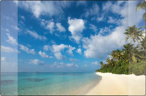 Schreibunterlage Kangaro Strand am Meer rutschfest 38x58cm mit zwei Einstecktaschen, für Kinder-, Jugend- und Arbeitszimmer K-0014D114