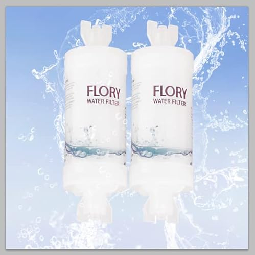 R FLORY 2PCS 3 Way T Shape Adapter with Filters G1/2 3/8 Inch Diverter Valve Adapter for Bidet for Flory FDB300/FDB320/FDB600/FDB608 Intelligent Bidet Seat (T Valve 3/8 Inch)