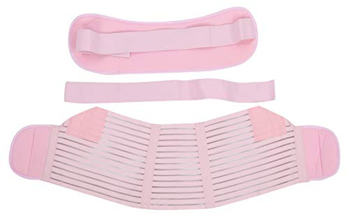 Mutterschaftsgurt, praktische, haltbare, sichere, verstellbare Rückenstütze für Schwangere, für schwangere Frauen für allgemeine Zwecke(Pink, L)