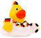 Schnabels Quietsche-Ente Fußballfan - Geschenk für Geburt Geburtstag Namenstag Kinder Baby Freund-in Mädchen Junge - Spielzeug Bade-Ente Badewanne Deko