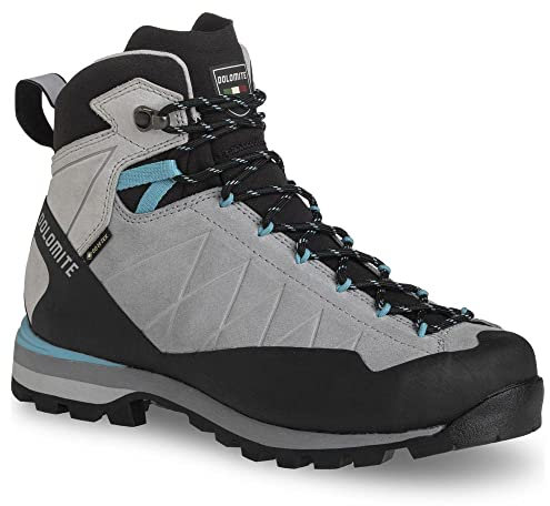 Dolomite Damen Crodarossa Ws Hi GTX Boots Bootsschuh, Aluminium Grau Capri Blau, 37 EU