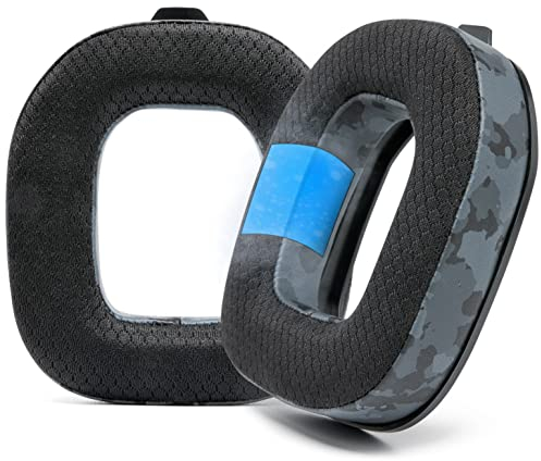 WC Freeze A50 – Ersatz-Ohrpolster mit Kühlgel nur für Astro A50 Gen 4, Gen 5 und A50X, hergestellt von Wicked Cushions, verbesserte Haltbarkeit, Dicke und Schallisolierung | Black Camo