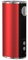 iStick T80 Mod 80w Box Mod 3000mAh Batteria incorporata Vape Fit Pesso Tank e Melo 4 D25 Atomizzatore Sigaretta elettronica senza nicotina(Rosso)