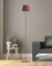 V-TAC Lampada da Terra LED Senza Fili Ricaricabile - Altezza Regolabile – Lampada in Alluminio Marrone Corten Uso Interno ed Esterno Casa e Salotto – Design Elegante