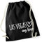 Huuraa Turnbeutel Las Vegas my love Geschenk Rucksack Black 12 Liter Baumwolle Las Vegas Präsent