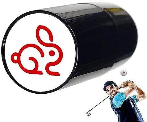 Nupaque Golfball-Identitätsmarker – Golfball-Pfotenmarker, tragbar, wiederverwendbar, Golfball-Stempel und Golfpfotenball-Stempel für Erwachsene, Kinder, Anfänger