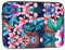 Housse pour ordinateur portable 17 pouces en tissu Oxford de qualité supérieure - Résistante aux chocs - Motif fleurs tropicales