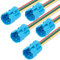 QIMEI-SHOP Presa per Interruttore a Pulsante 16mm Pulsanti Cavo di Collegamento 12V-24V 3A Impermeabile Interruttori a Pulsante Collegare la Base 5 pezzi
