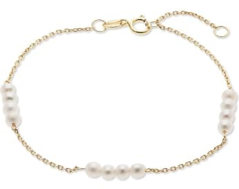CHRIST Damen-Armband 585er Gelbgold Süßwasserperle One Size 89092876