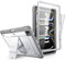 SUPCASE für iPad Pro 11 Zoll Hülle M4 2024 5th Generation mit Stifthalter Bumper Case 360 Grad Schutzhülle Cover [Unicorn Beetle Pro] mit Displayschutz und Ständerfür iPad Pro 11 Zoll M4 (Weiß)