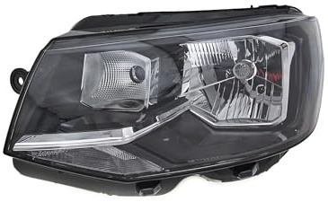 EDA PREMIUM auto Scheinwerfer, Frontscheinwerfer Links 7E1941015L passend für VW TRANSPORTER T6 2015-, Typ VALEO, mit Stellmotor für Leuchtweitenregulierung, H4, ECE