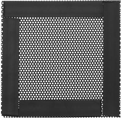 sourcing map 5 filtros de polvo de PC, 70 mm x 70 mm, PVC para caja de computadora, cubierta de malla a prueba de polvo, rejillas de ventilador para altavoz de chasis de computadora, color negro