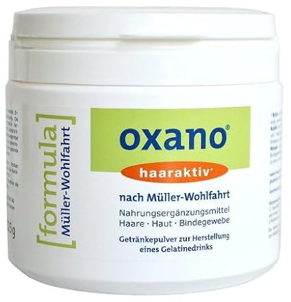 Oxano Haaraktiv Vitaldrink, Nahrungsergänzungsmittel für Haare, Haut und Bindegewebe für Haarwachstum