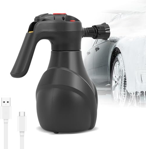 Pulverizador eléctrico de espuma de nieve de 2 l, pulverizador de espuma de coche para detalles de coche, lavado de coche, limpieza de coche