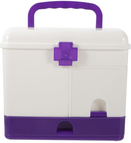 Ipetboom Tragbare Hilfe Tasche Medikamenten-box Hilfe Koffer Zuhause Aufbewahrungskoffer Für Medikamente Kit