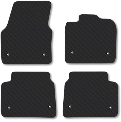 Land Rover Discovery Sport (2019+) [Automatic] 5mm Rubber Car Mats | Heavy Duty Rubber Tailored Fit Floor Mats Full Coverage Durable Waterproof Accessories Easy Clean Anti Slip Made in the UK