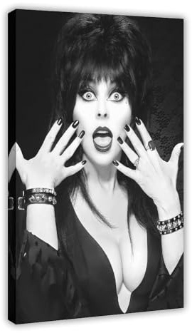 hsqxidhz Elvira-Poster auf Leinwand, Schlafzimmer, Dekoration, Landschaft, Büro, Raumdekoration, Geschenk, 20 x 30 cm