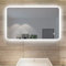 SONNI Badspiegel 100 x 60cm Badspiegel mit LED-Beleuchtung beschlagfrei Lichtspiegel IP44 LED Spiegel Wandspiegel mit Touch-Schalter Kaltweiß/Neutralweiß/Warmweiß