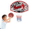BAKAJI Basket Canestro a Parete per Bambini per Esterno ed Interno Misure 66 x 44 cm con Pallone e Gonfiatore