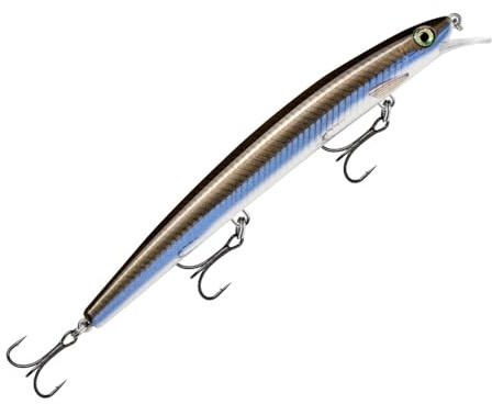 Rapala - MaxRap Angelköder - Angelzubehör mit aerodynamischem Profil - Salzwasser Spinnköder - Lauftiefe 0,3-0,9m - Fischköder 17cm, 28g - Hergestellt in Estland - Live Lanzon