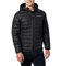 Columbia Herren, Daunenjacke Mit Kapuze, Schwarz, M