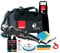 RUPES Random Bigfoot LHR15III/LUX-R Exzenterpolierer, 125 mm, luxuriöses Set mit grober und feiner Verbindung und passenden Pads UNO Protect Politur und Dichtstoff in BigFoot Werkzeugtasche mit