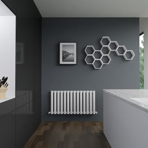 Queen Designer Radiators Central Heating Heater Horizontal White 960 x 500mm