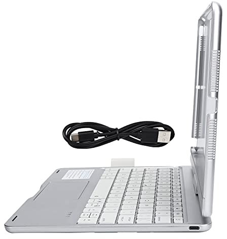 Teclado plegable, teclado plegable ultrafino para jugar juegos para tabletas(plateado, tipo de torre de pisa leaning de pisa)