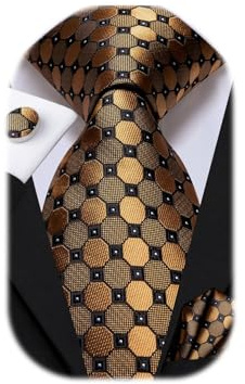 Dubulle Herren-Krawatte mit Paisely-Blumenmuster, Seidenkrawatte für Herren, gestreift, Krawatte und Einstecktuch, Set für Hochzeit, Business