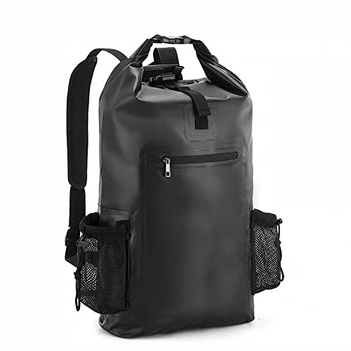 MAOTN Wasserdichter Outdoor trockensack Dry Bag 20L 40L 50L, robuster, Leichter rolltop daypacksk/Rucksack/packsack,strandsurfen,kajakfahren,Rafting,Angeln,Schwimmen, tauchen,Black,50L