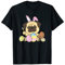 Niedlicher Mops zu Ostern mit Ostereiern als Osterhase T-Shirt