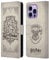 Head Case Designs Officially Licensed Harry Potter Gryffindor Parchment Sorcerer's Stone I Leather Book Wallet Case Cover Compatible With Apple iPhone 14 Pro Max