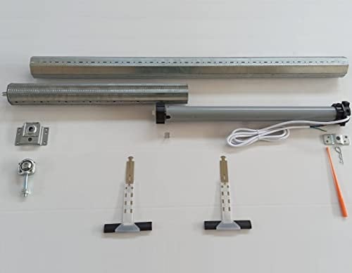 Kit Motorizzazione Tapparelle 100 kg 50 Nm Varie Misure RULLO REGOLABILE Motore per tapparelle Completo di Accessori (da 80 cm a 115 cm)